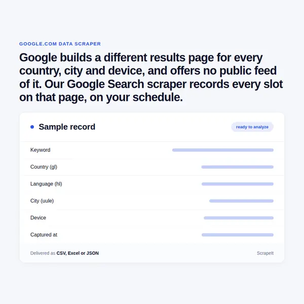 Google Search Scraper