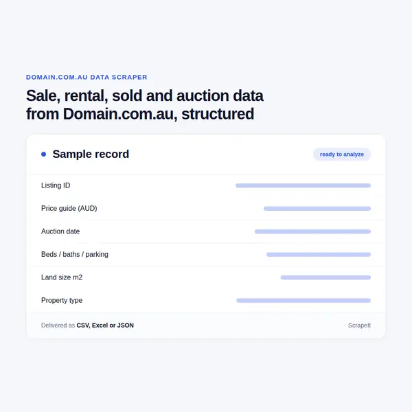 Domain.com.au Scraper