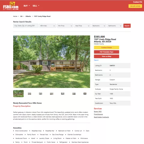 What We Extract from FSBO.com