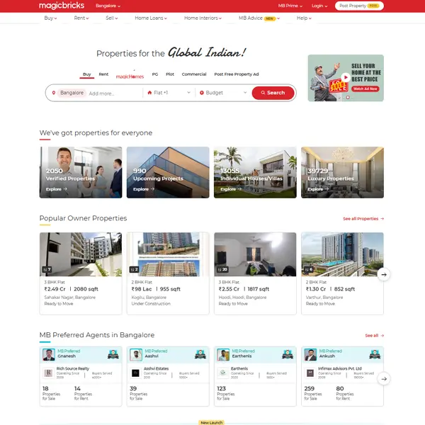 MagicBricks Scraper