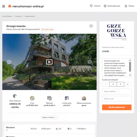 What We Scrape with the Nieruchomosci-online.pl Scraper