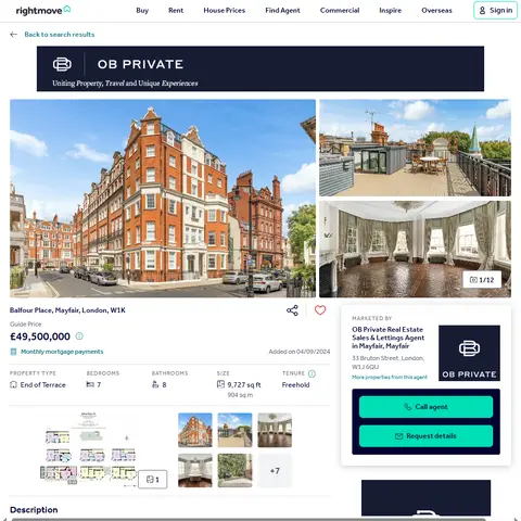 What We Extract from Rightmove
