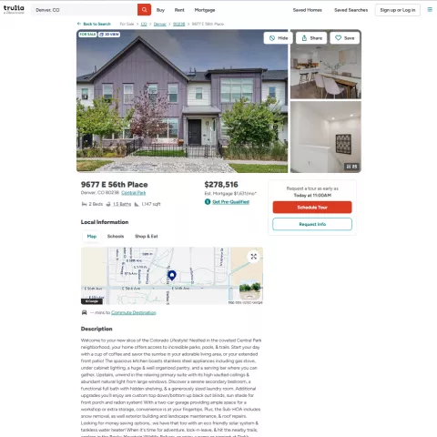 What We Extract from Trulia