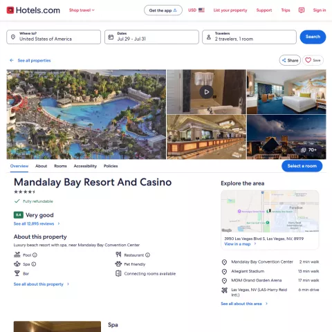 What Our Hotels.com Scraper Extracts