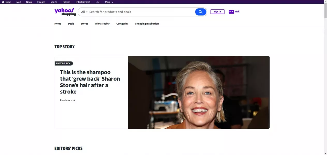 Yahoo shopping