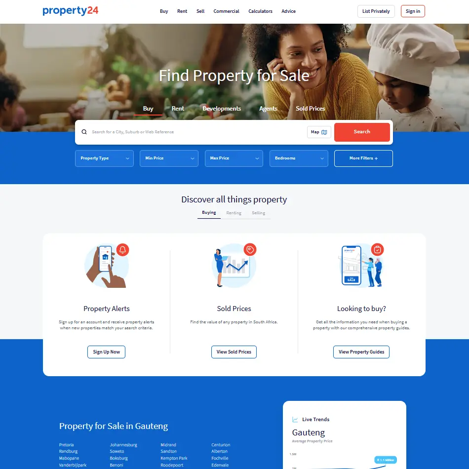 Property24 website page