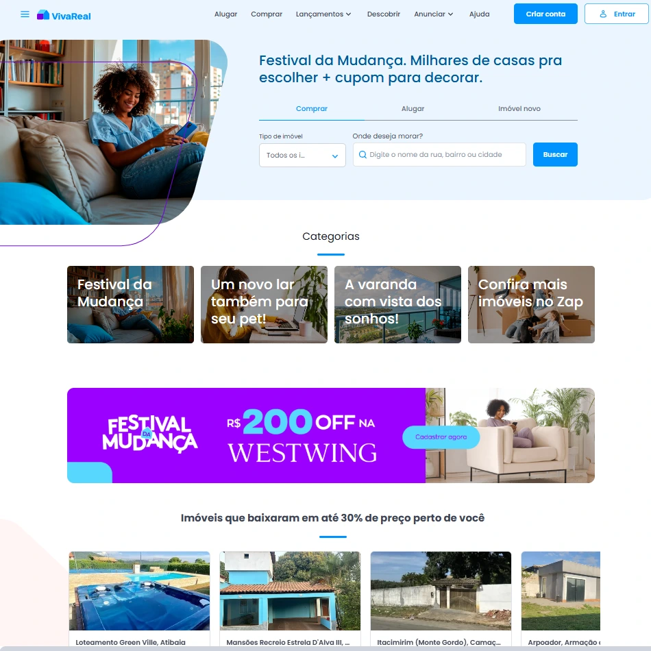 VivaReal website page