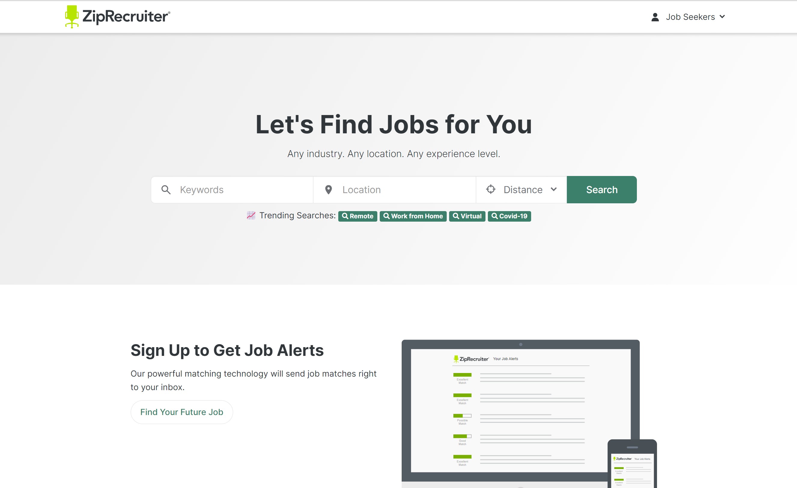 ZipRecruiter Data Scraping Services ScrapeIt